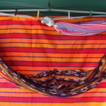 Portaritratto in stoffa con colori tipici